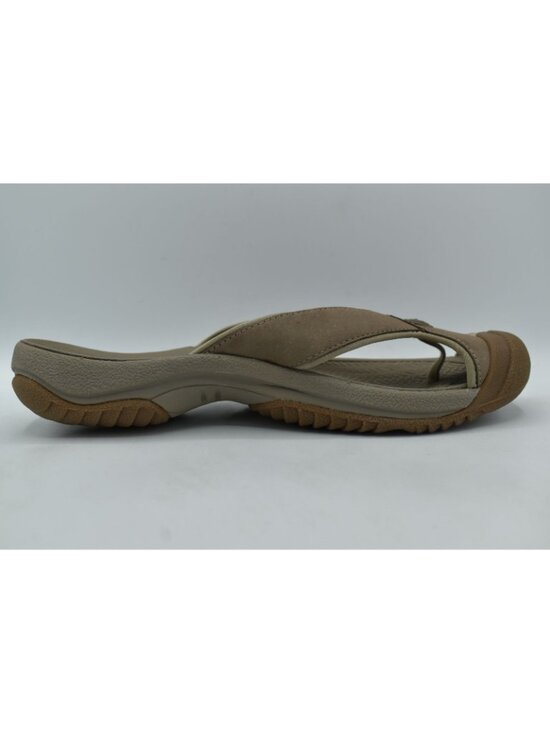 Keen Mens Size 15 Waimea TG Toe Guard Brindle Birch Leather Flip Flops Sandals main image 5